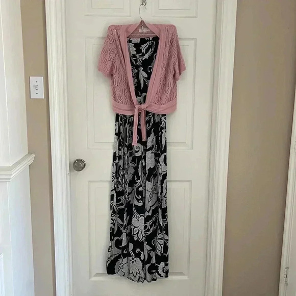 💛 Jumpsuit with matching cardigan - Picture 6 of 8